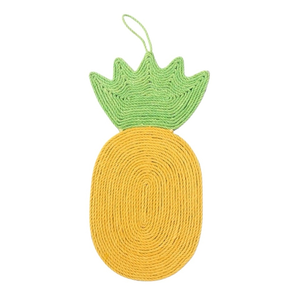 ✨BNWT - Hanging Pineapple Crocheted Cat Scratching Mat✨